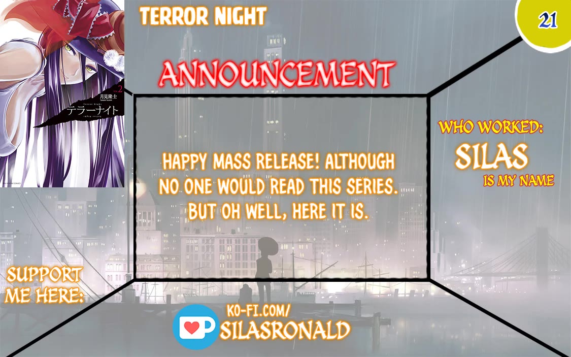 Terror Night Chapter 21 page 1 - Chapter 21: If I Could Forget Everything