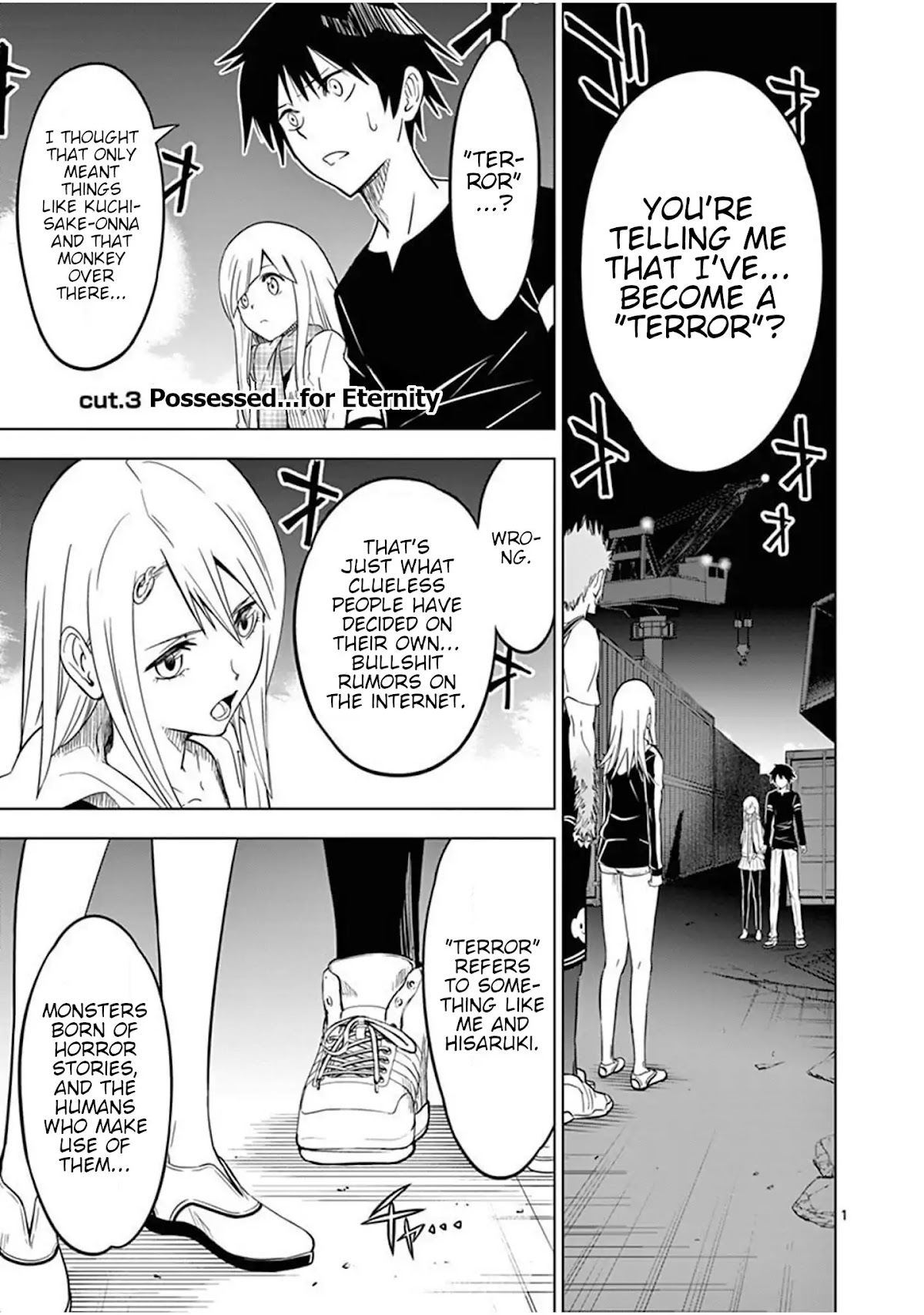 Terror Night Chapter 3 page 1 - Chapter 3: Possessed...for Eternity