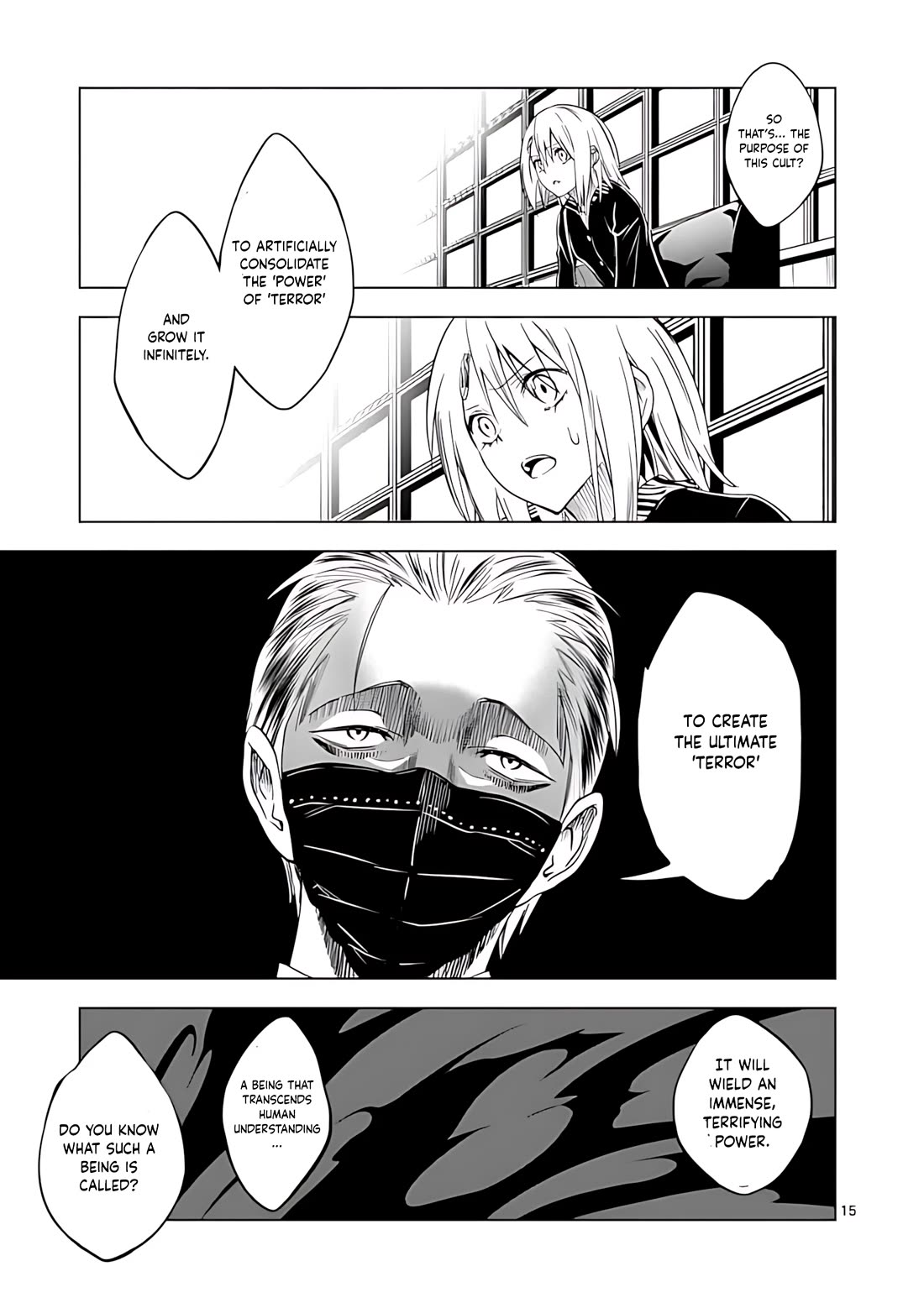 Terror Night Chapter 37 page 15 - Chapter 37: Creating God