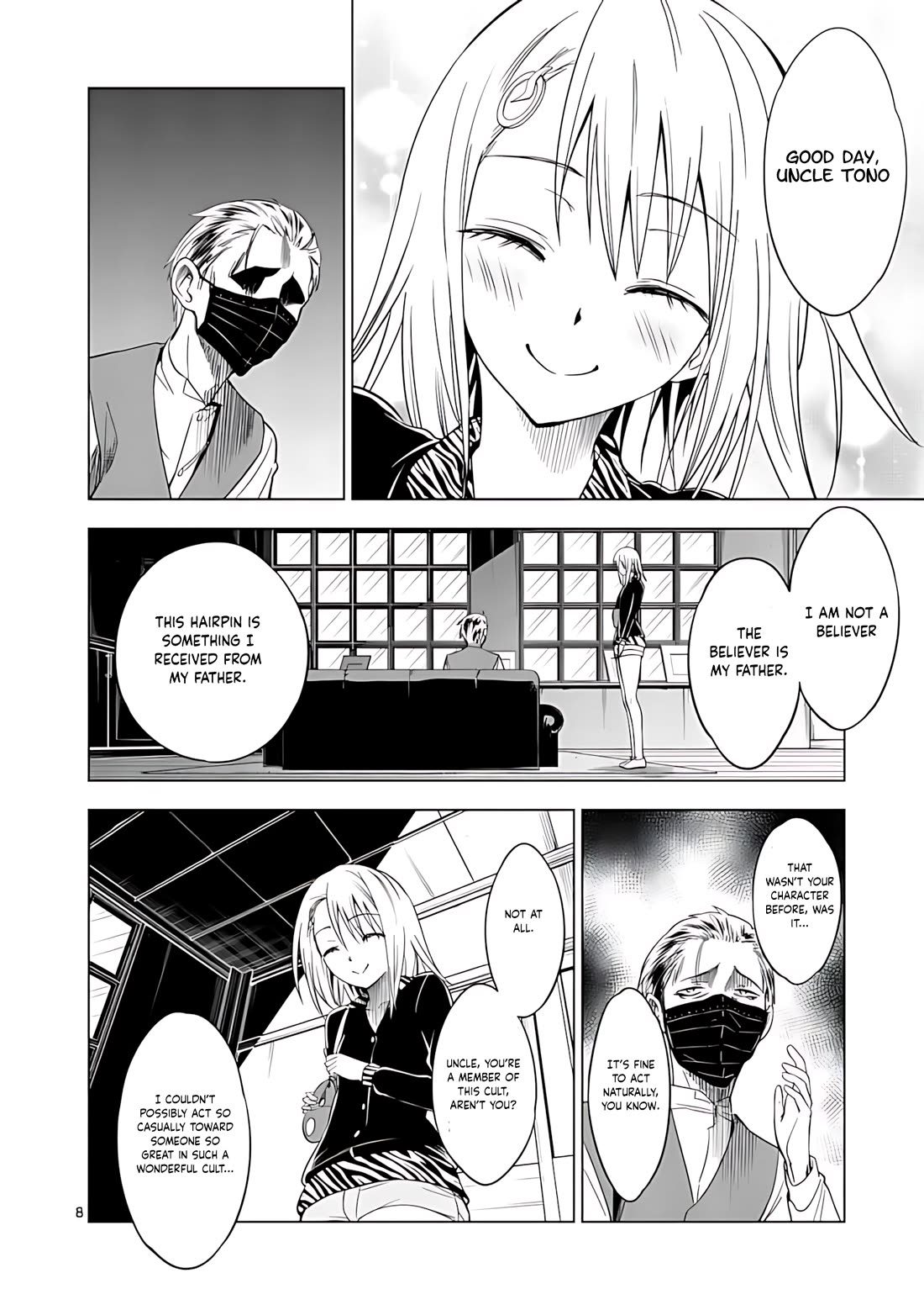Terror Night Chapter 37 page 8 - Chapter 37: Creating God
