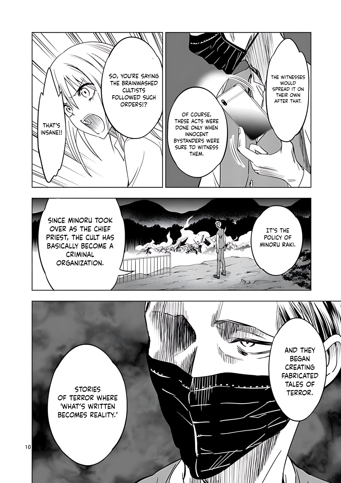 Terror Night Chapter 40 page 11 - Chapter 40: Go Forth, Young God