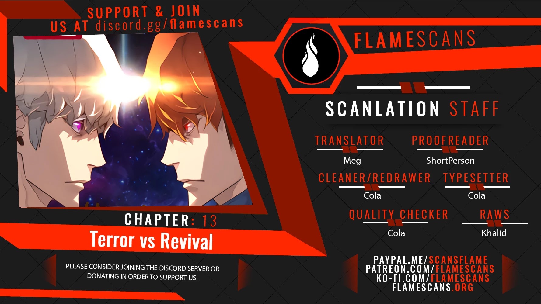Terror vs Revival Chapter 13 page 1 - Chapter 13