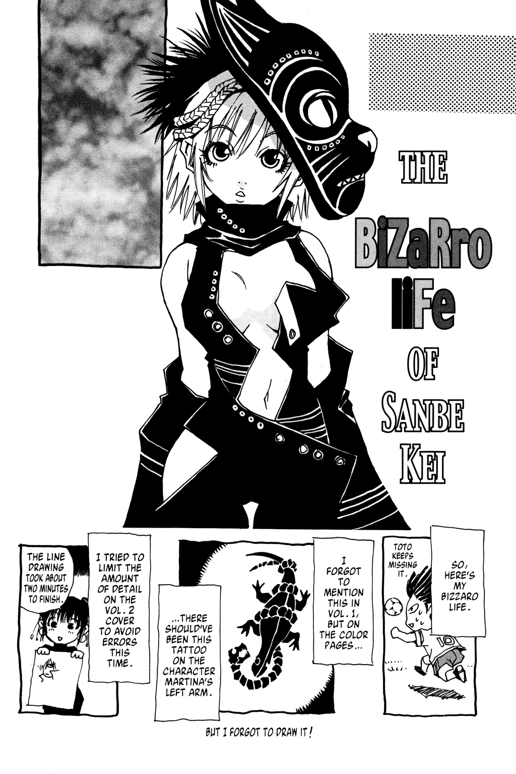 Testarotho Chapter 10.5 page 1 - Chapter 10.5: Omake: The Bizarro Life of Sanbe Kei