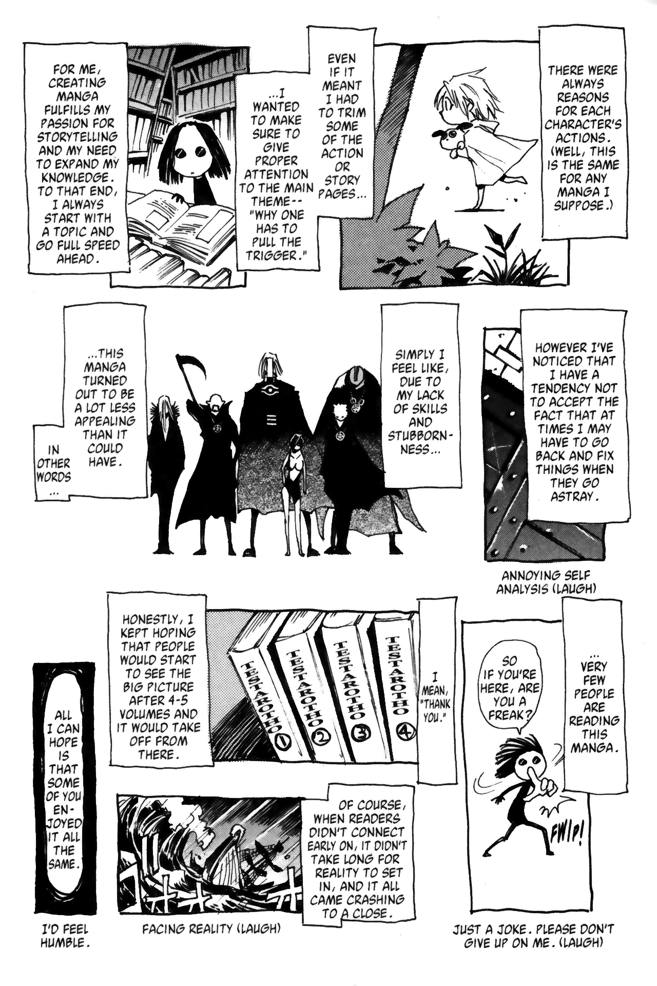 Testarotho Chapter 25.5 page 4 - Chapter 25.5: Omake: The Bizarro Life of Sanbe Kei