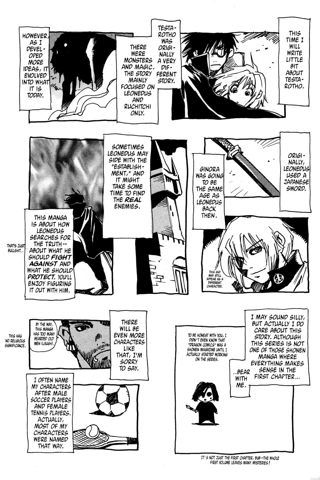Testarotho Chapter 4.5 page 3 - Chapter 4.5: Omake: The Bizarro Life of Sanbei Kei