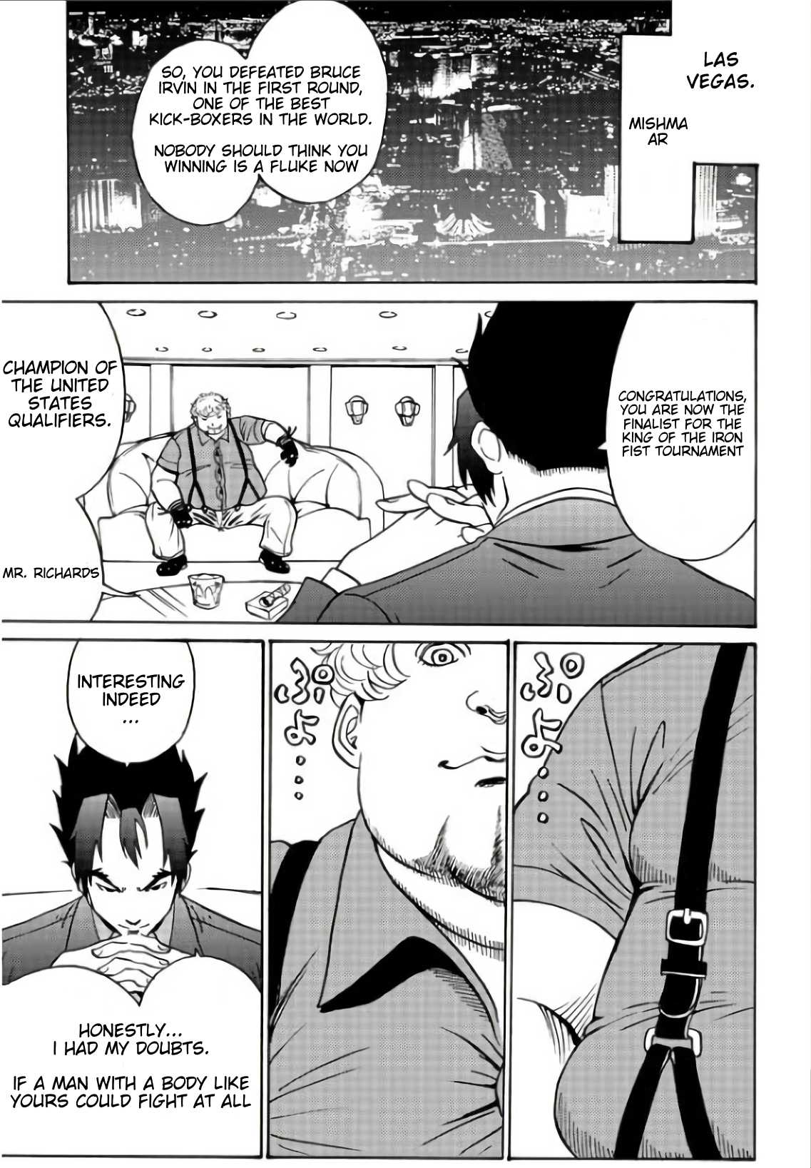 Tetsuman - Tekken Comic Chapter 4 page 3 - Chapter 4: Dusk's Paper Airplane