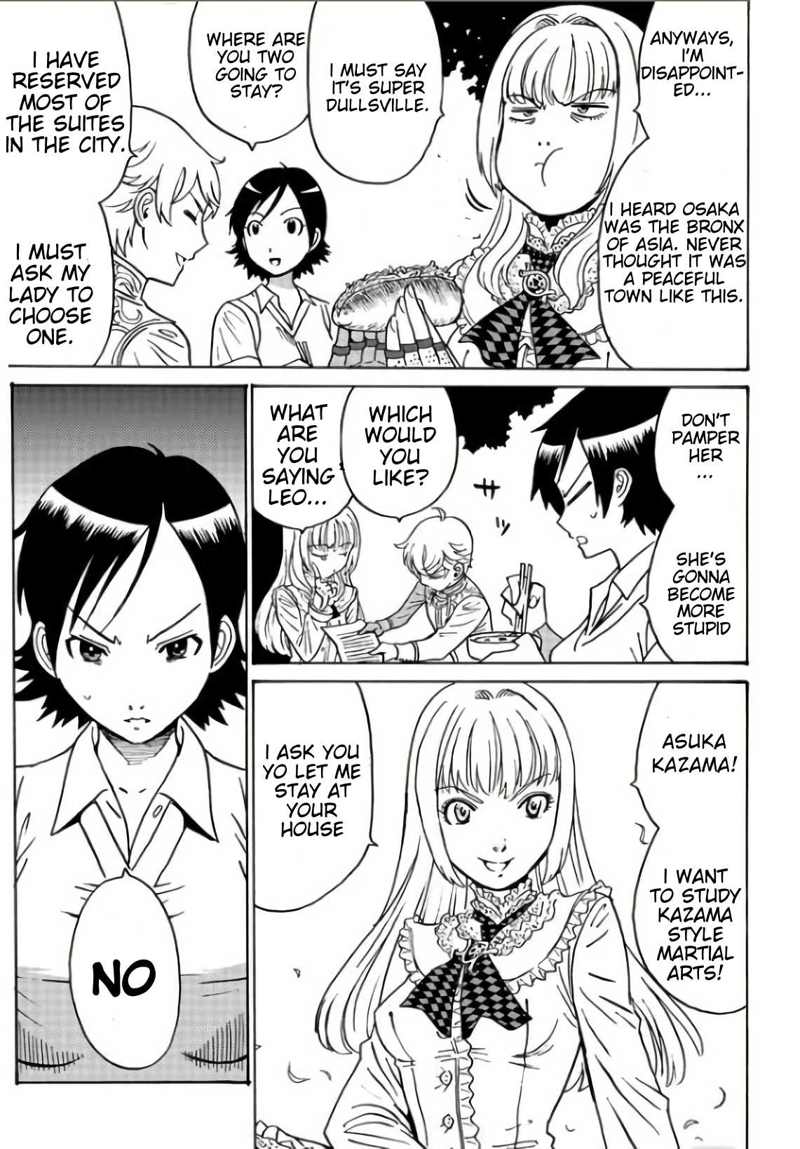 Tetsuman - Tekken Comic Chapter 4 page 7 - Chapter 4: Dusk's Paper Airplane