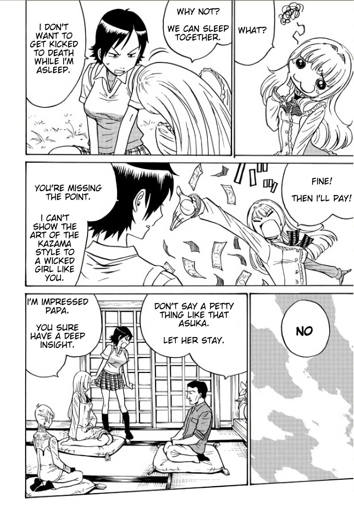 Tetsuman - Tekken Comic Chapter 4 page 8 - Chapter 4: Dusk's Paper Airplane