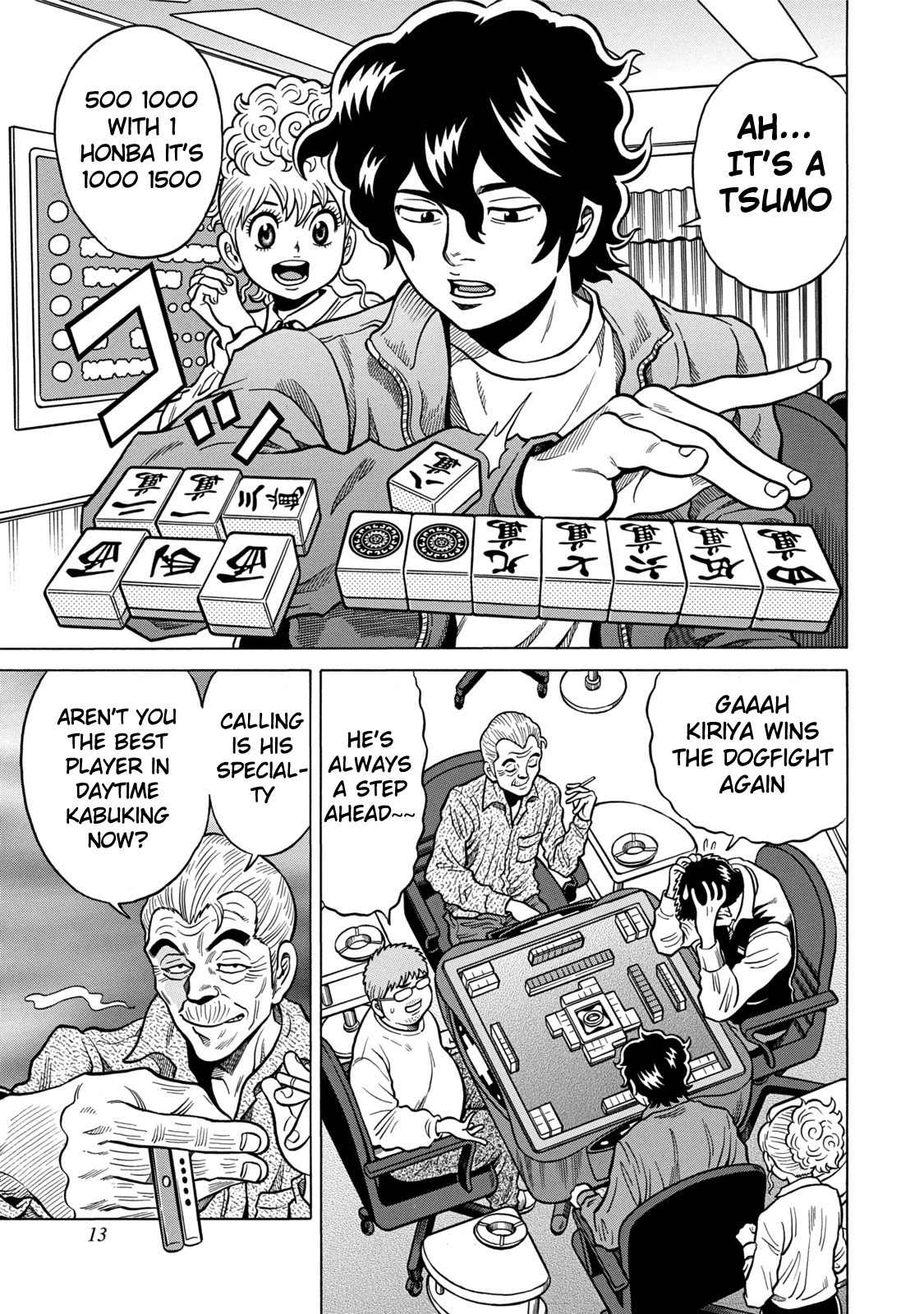 Tetsunaki no Kirinji - Kabukichou Seiatsu Hen Chapter 1 page 12 - Chapter 1: Wild Rose Mahjong Business