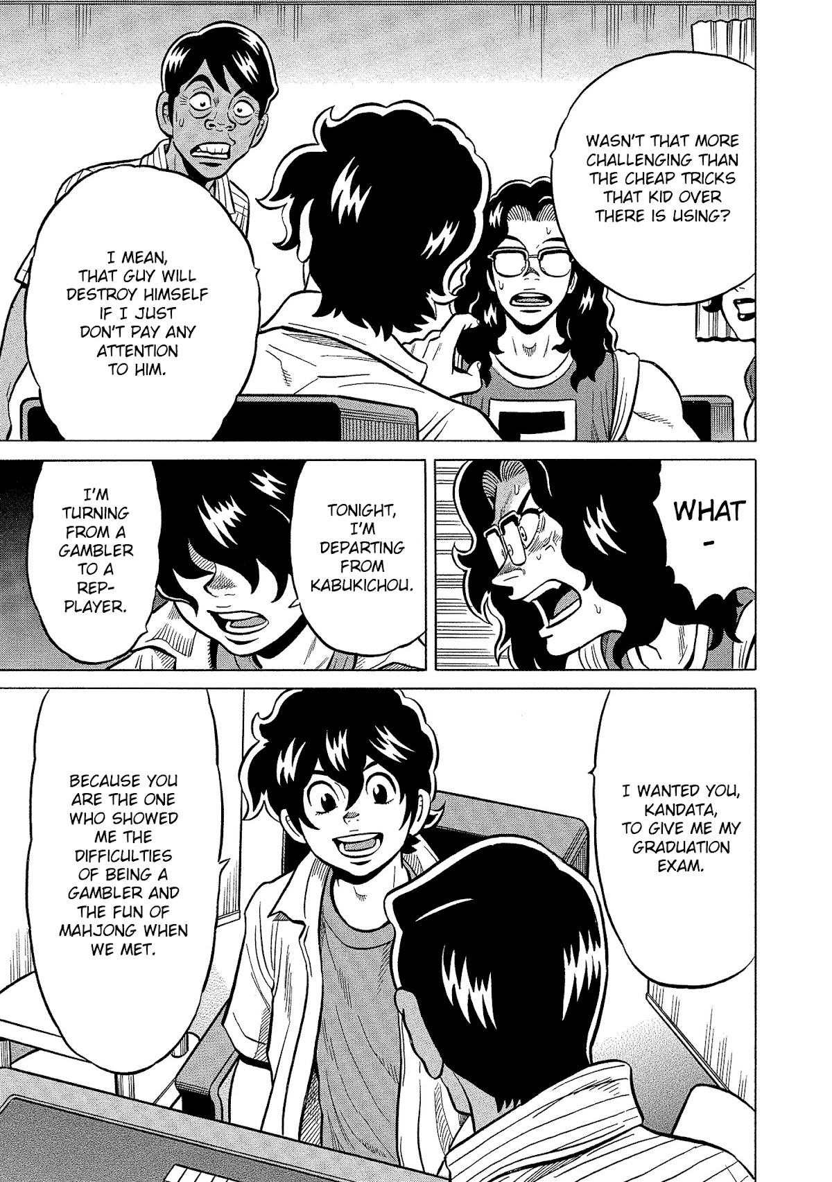 Tetsunaki no Kirinji - Kabukichou Seiatsu Hen Chapter 104 page 19 - Chapter 104: The Last Gambler