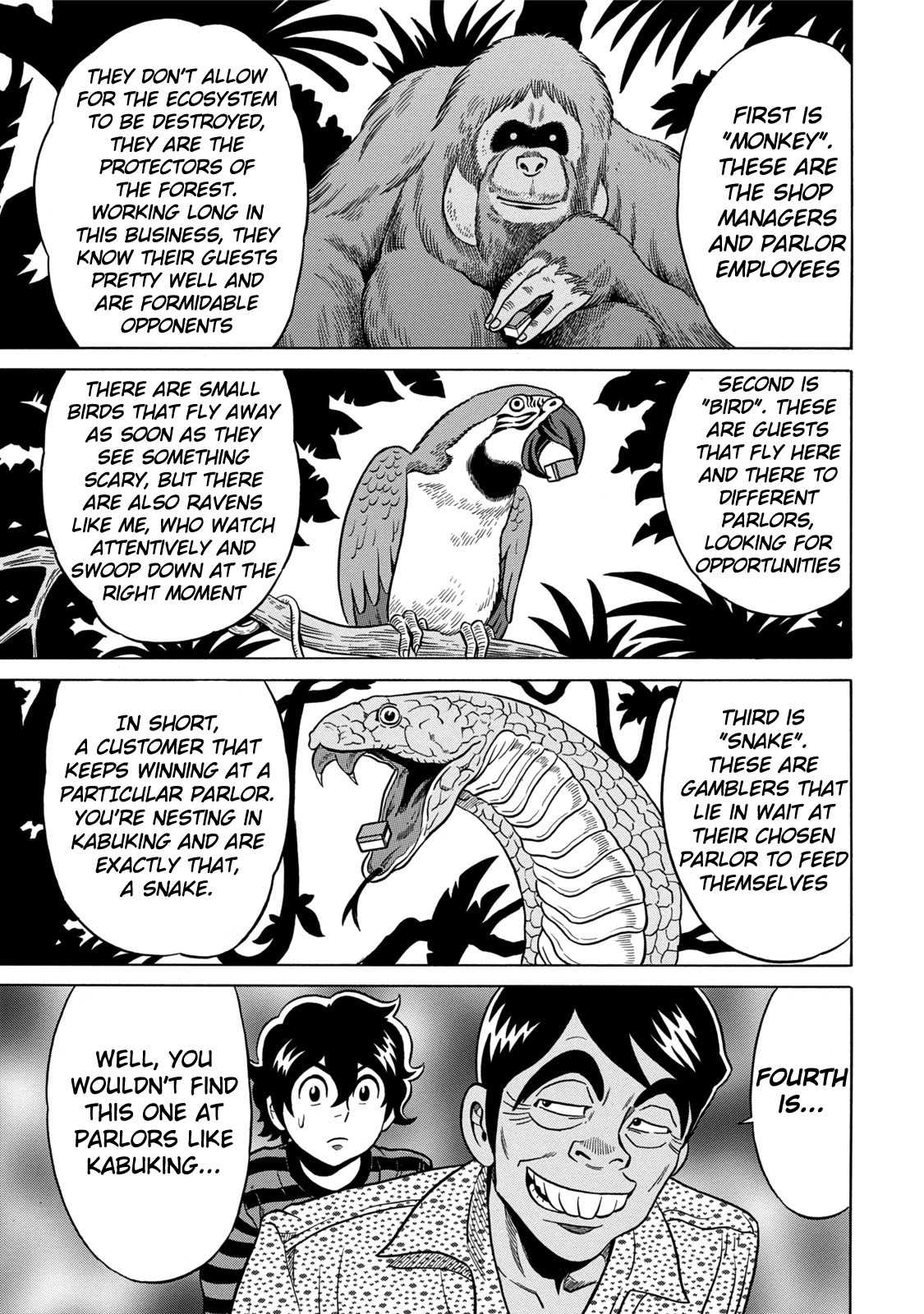 Tetsunaki no Kirinji - Kabukichou Seiatsu Hen Chapter 2 page 15 - Chapter 2: Animals of the Forest
