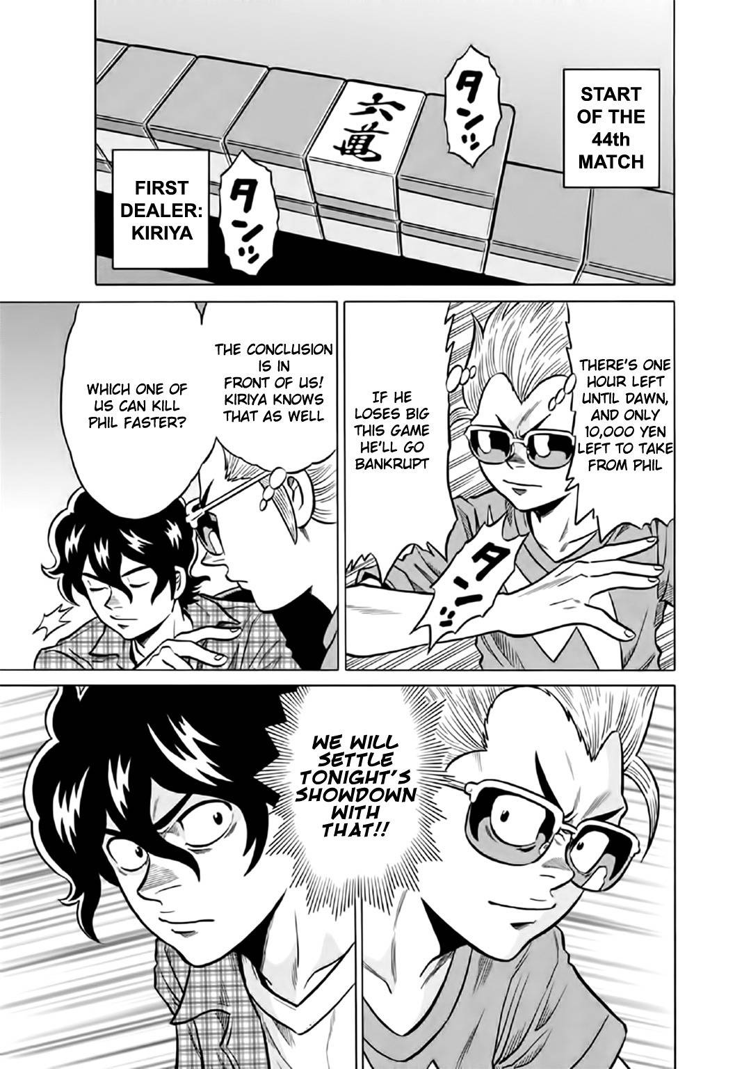 Tetsunaki no Kirinji - Kabukichou Seiatsu Hen Chapter 53 page 3 - Chapter 53: Child Under Table