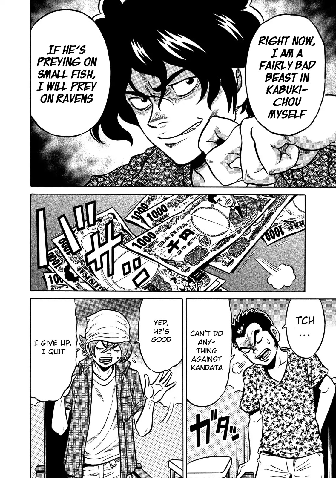 Tetsunaki no Kirinji - Kabukichou Seiatsu Hen Chapter 79 page 13 - Chapter 79: The Happy Raven