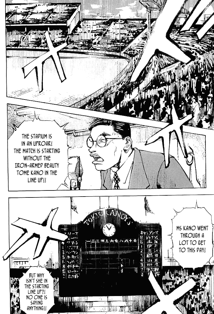 Tetsuwan Girl Chapter 42 page 13 - Chapter 42: Opening Pitch