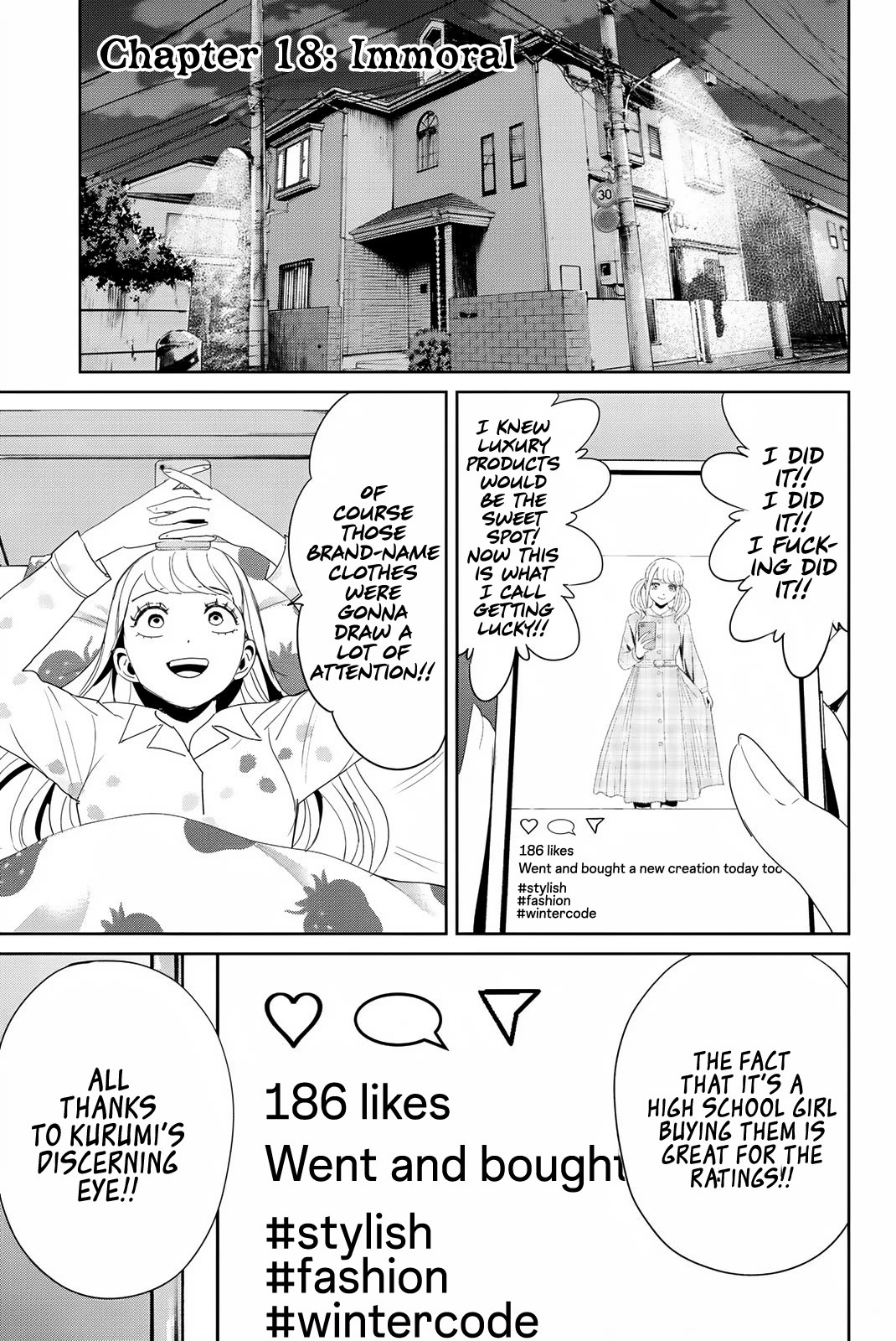 Textbook of Revenge Chapter 18 page 1 - Chapter 18: Immoral