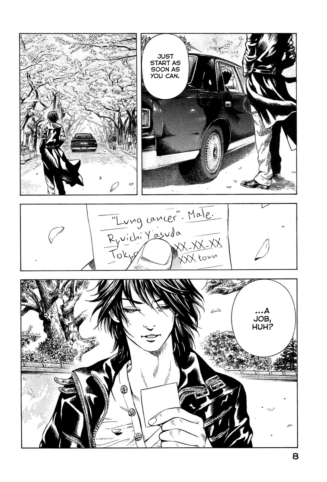 Thanatos no Shisha Chapter 1 page 8 - Chapter 1: File.1 - Ryuichi Yasuda 1