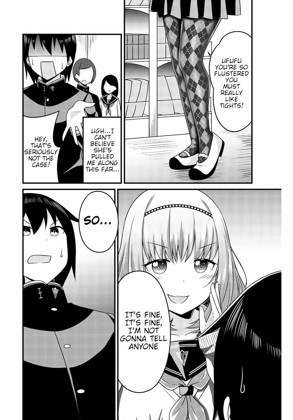 Thanktights Chapter 21 page 8 - Chapter 21: Patterned Tights Senpai