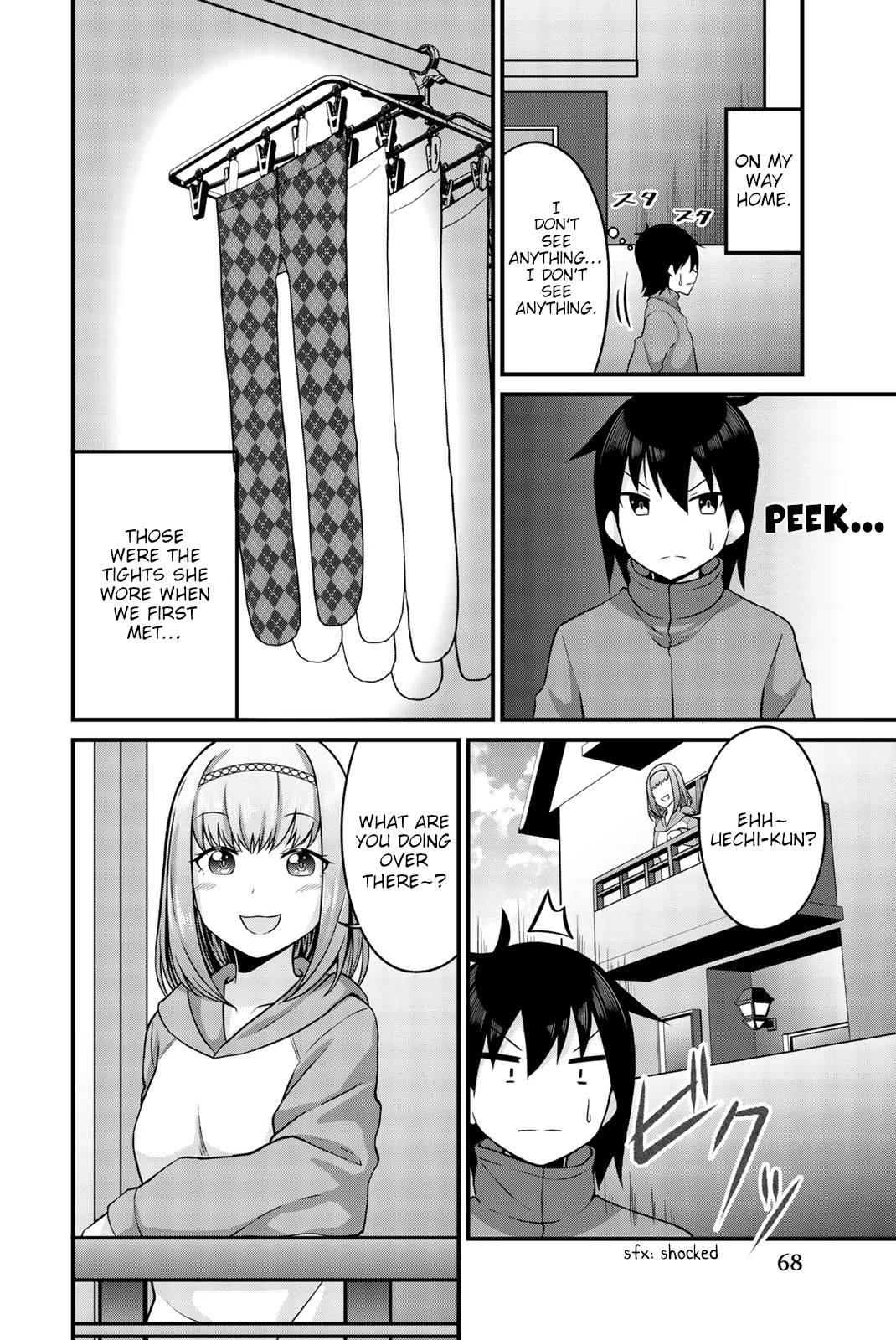 Thanktights Chapter 39 page 2 - Chapter 39: Patterned Tights and Laundry