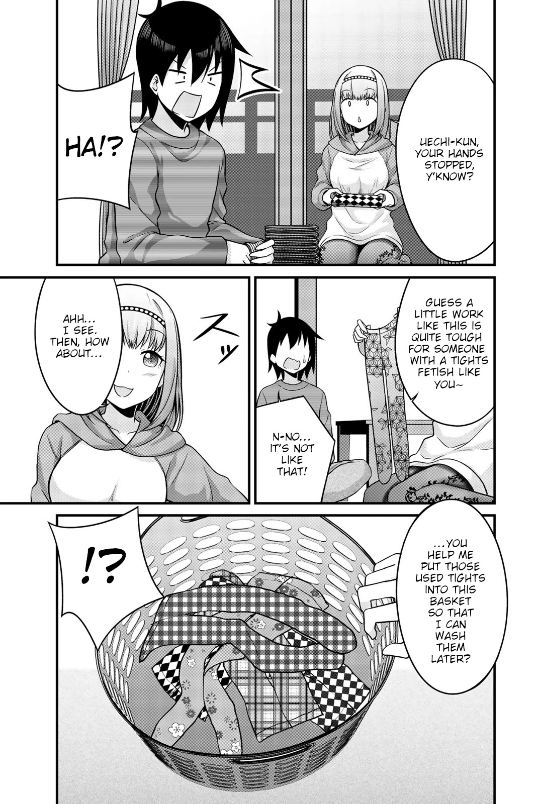 Thanktights Chapter 39 page 5 - Chapter 39: Patterned Tights and Laundry