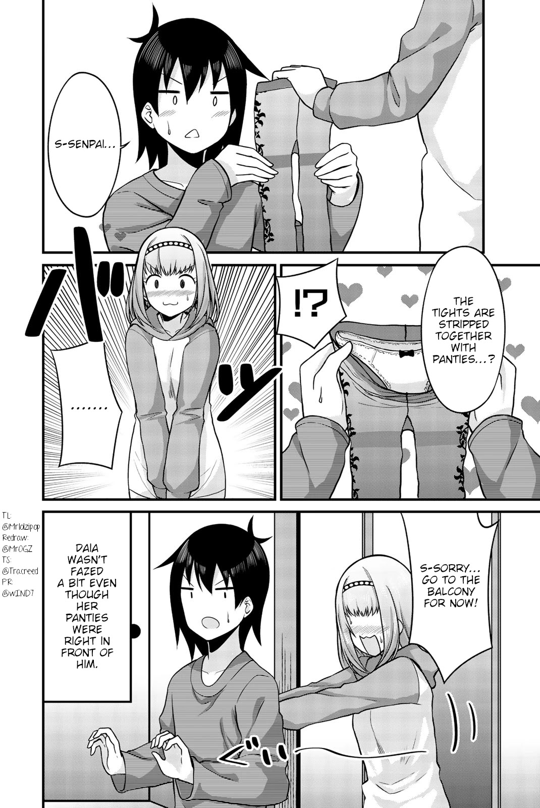Thanktights Chapter 39 page 8 - Chapter 39: Patterned Tights and Laundry