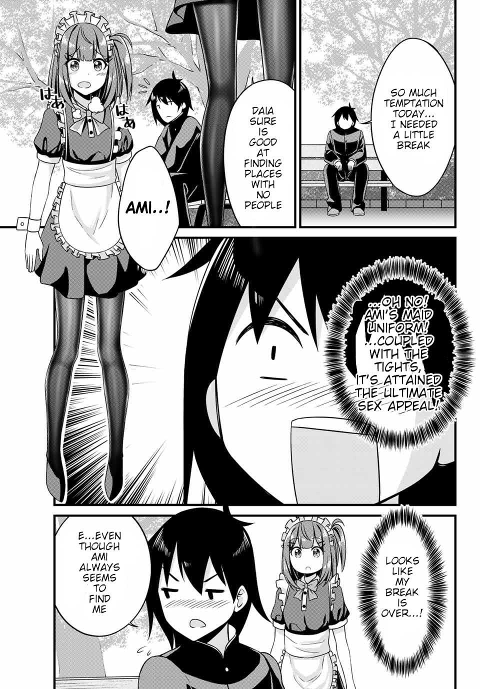 Thanktights Chapter 7 page 7 - Chapter 7: Tights Maid Cafe
