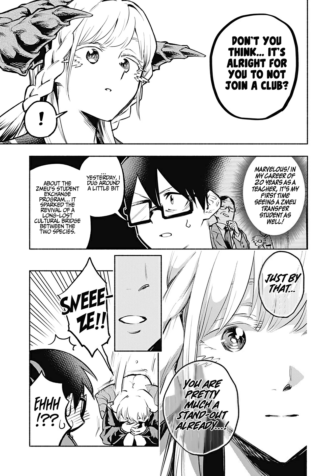 That Dragon (Exchange) Student Stands Out More Than Me Chapter 3 page 18 - Chapter 3: Let’s search for a Trial Club