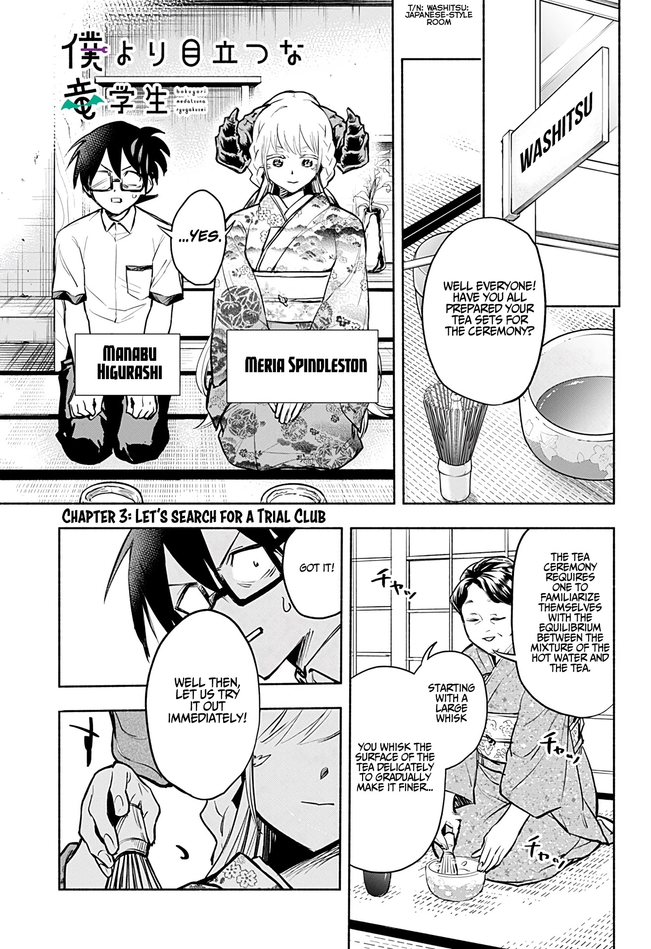 That Dragon (Exchange) Student Stands Out More Than Me Chapter 3 page 2 - Chapter 3: Let’s search for a Trial Club