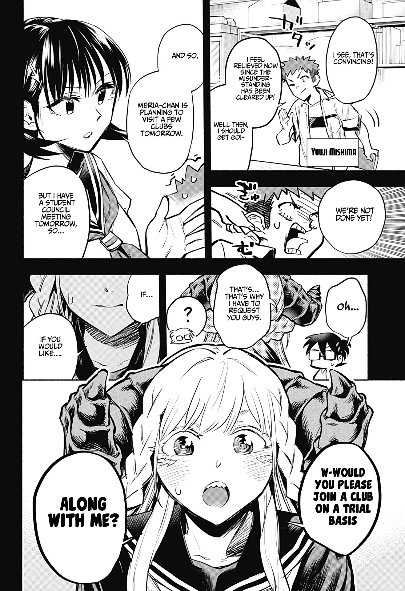 That Dragon (Exchange) Student Stands Out More Than Me Chapter 3 page 5 - Chapter 3: Let’s search for a Trial Club