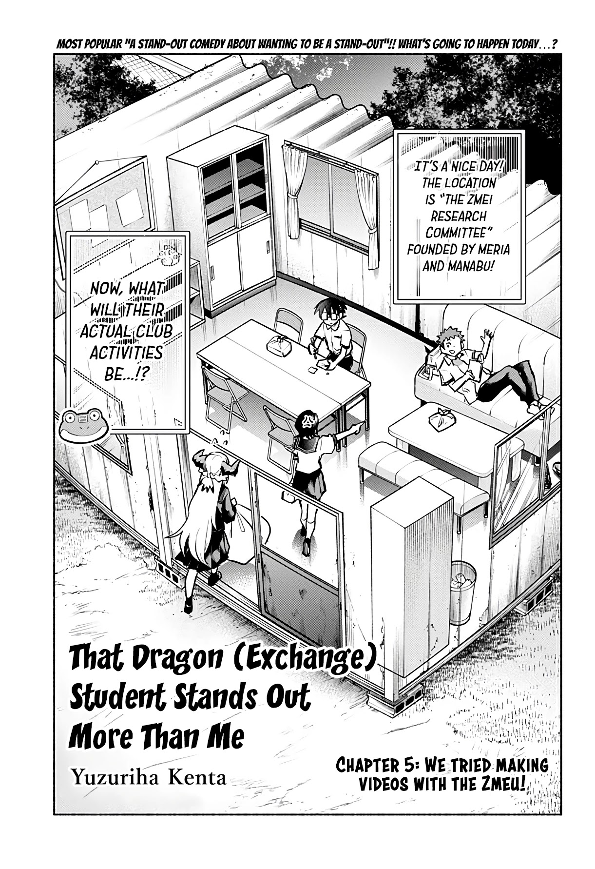 That Dragon (Exchange) Student Stands Out More Than Me Chapter 5 page 2 - Chapter 5: We tried making videos with the Zmeu!