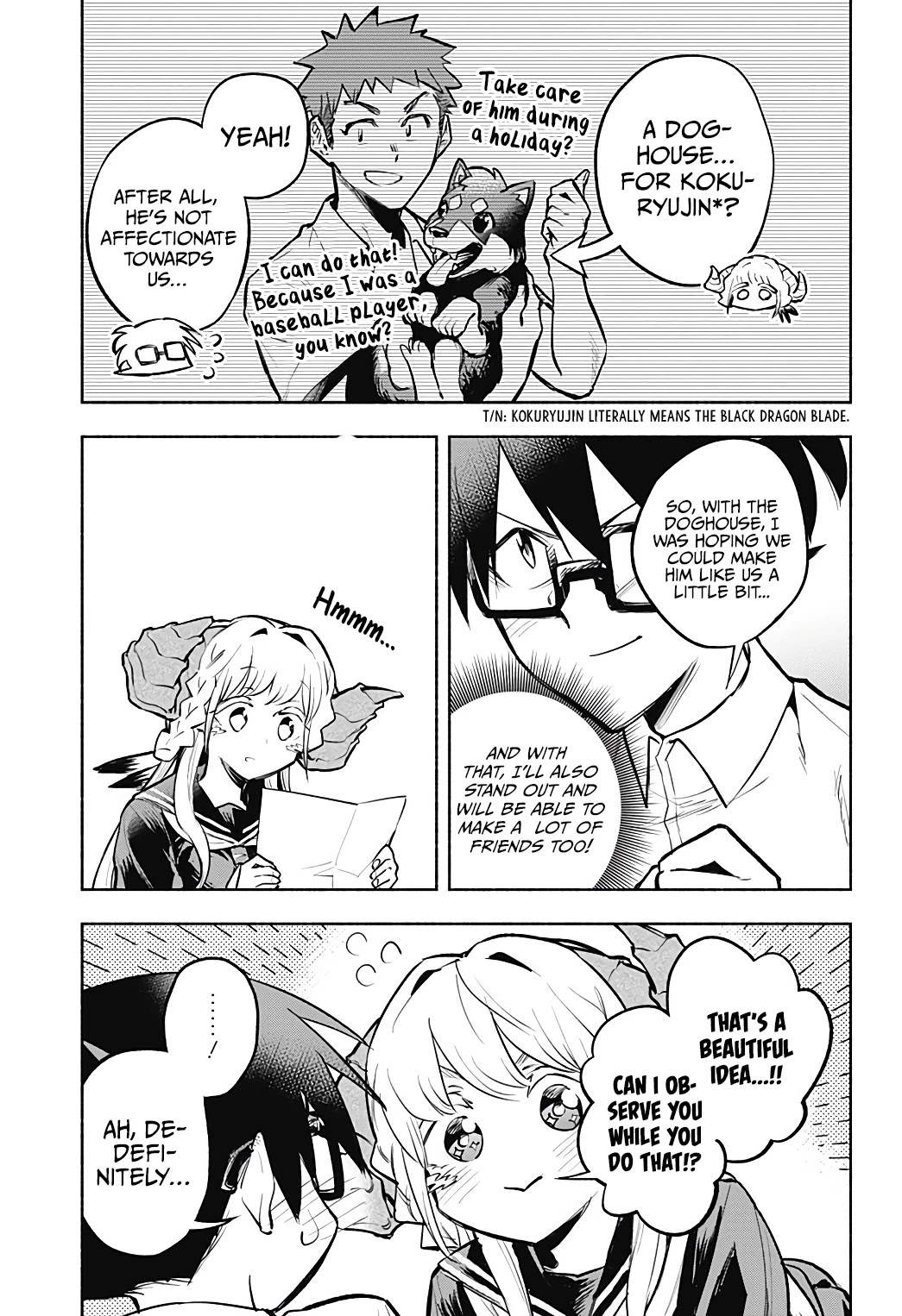 That Dragon (Exchange) Student Stands Out More Than Me Chapter 7 page 4 - Chapter 7