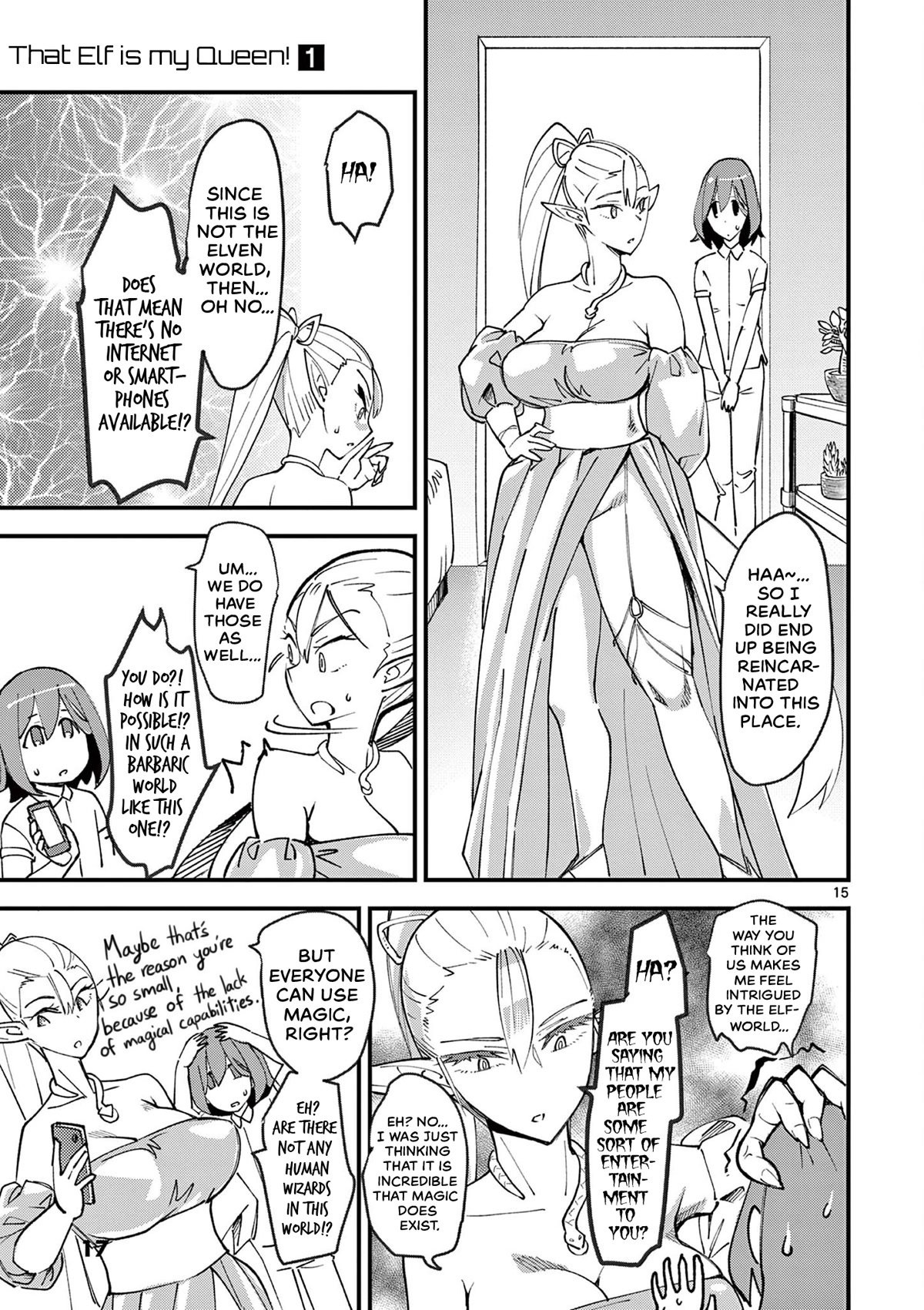 That Elf is My Queen! Chapter 1 page 19 - Chapter 1: Episode 1. Behold, The Queen of Elves!
