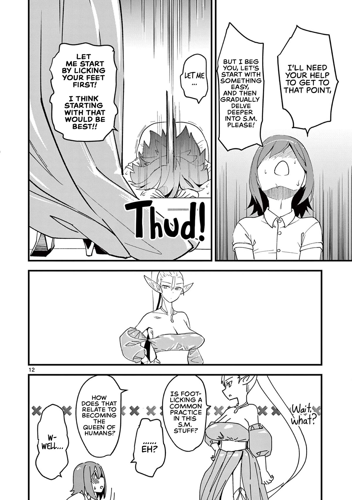 That Elf is My Queen! Chapter 2 page 12 - Chapter 2: Episode 2. The Introduction of Elves and Sadomasochism!