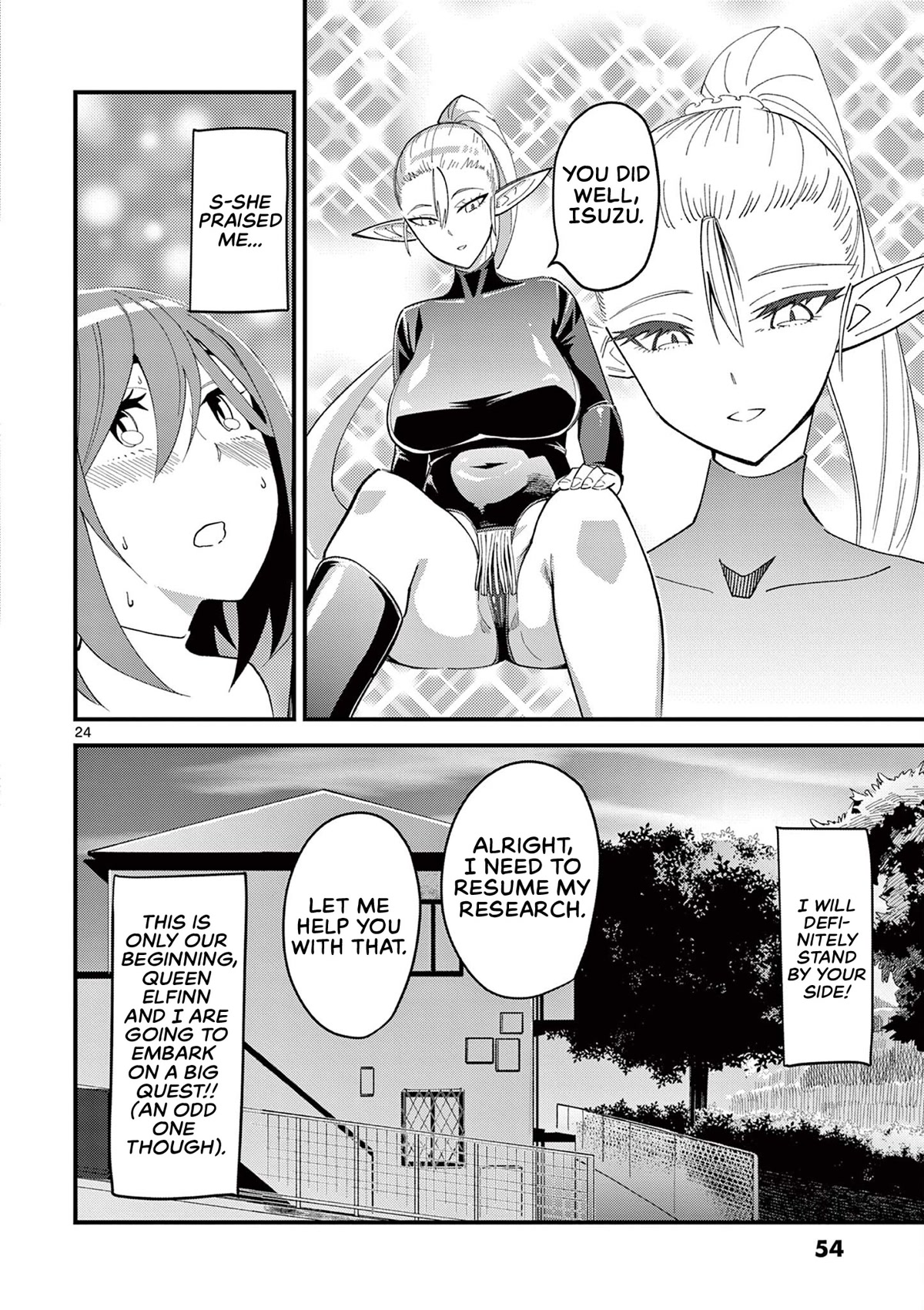 That Elf is My Queen! Chapter 2 page 24 - Chapter 2: Episode 2. The Introduction of Elves and Sadomasochism!