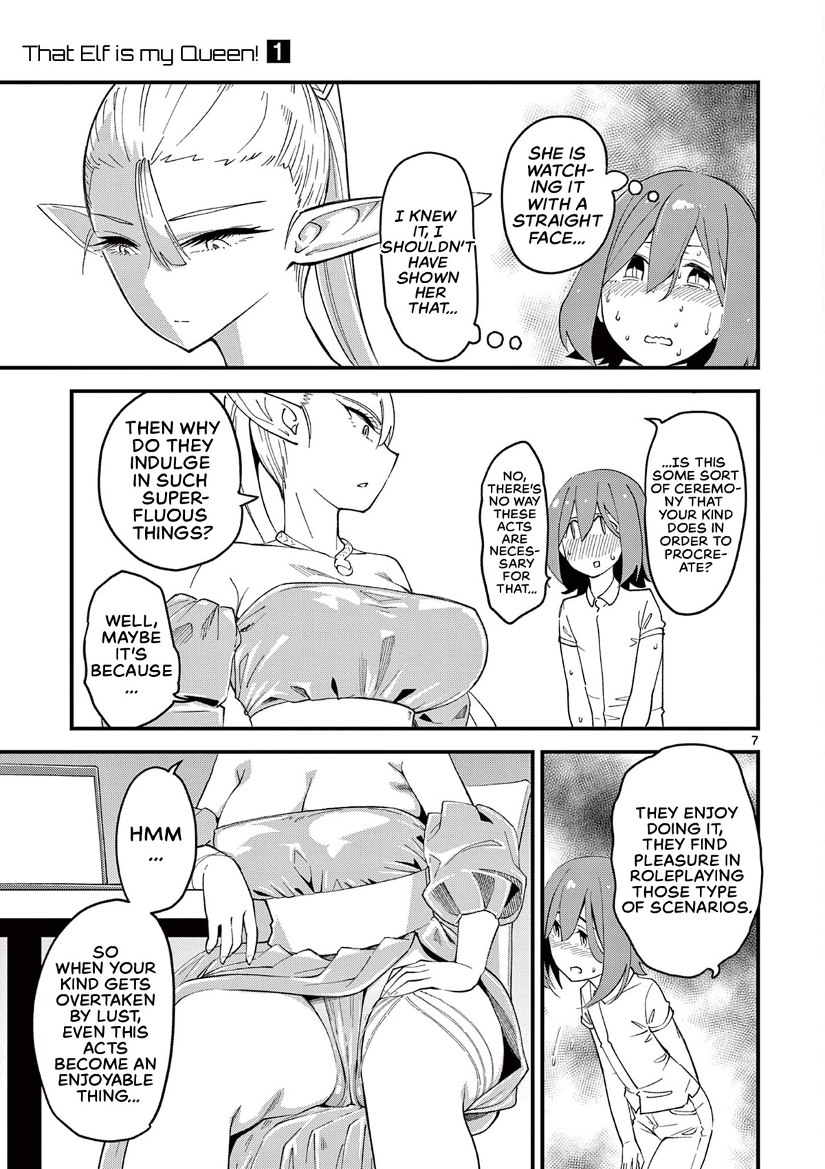 That Elf is My Queen! Chapter 2 page 7 - Chapter 2: Episode 2. The Introduction of Elves and Sadomasochism!
