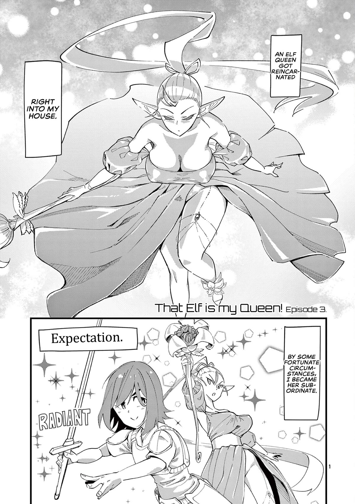 That Elf is My Queen! Chapter 3 page 1 - Chapter 3: Episode 3. The Experience of Elves and Oil Massage!