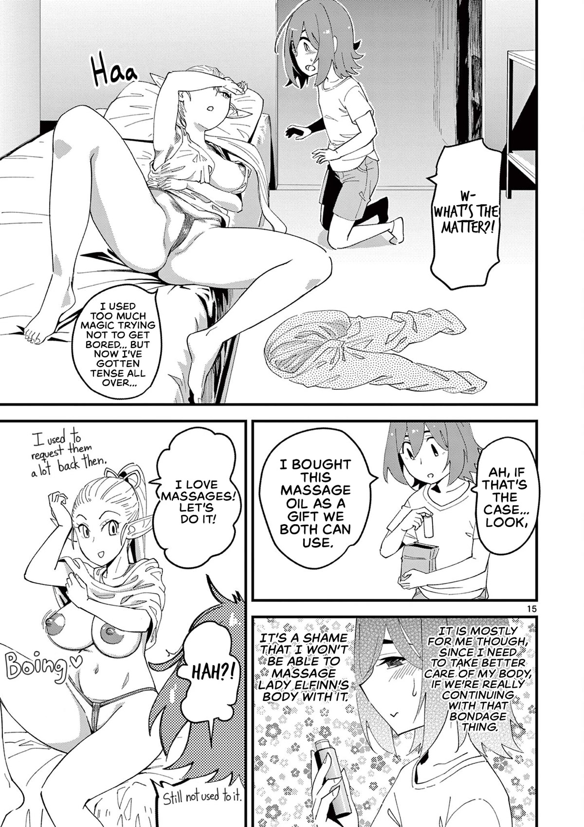 That Elf is My Queen! Chapter 3 page 15 - Chapter 3: Episode 3. The Experience of Elves and Oil Massage!