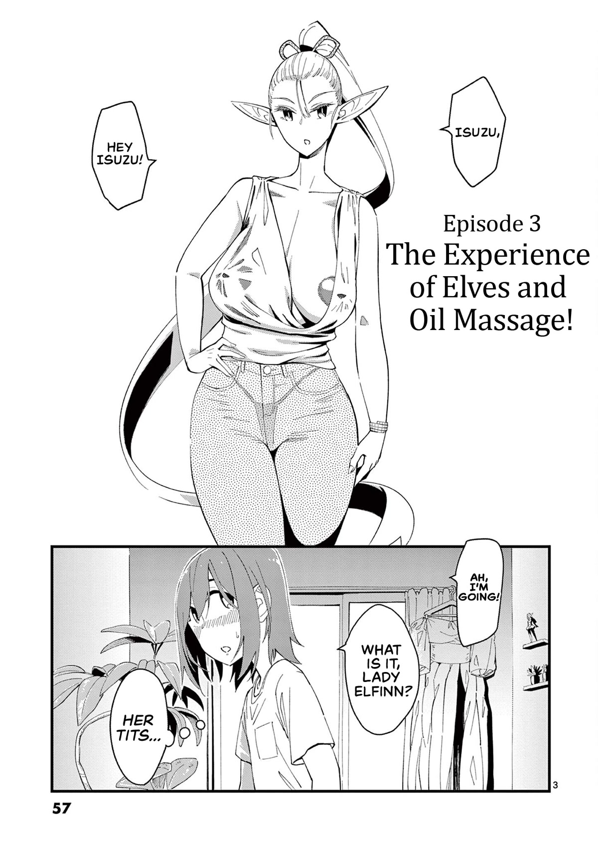 That Elf is My Queen! Chapter 3 page 3 - Chapter 3: Episode 3. The Experience of Elves and Oil Massage!