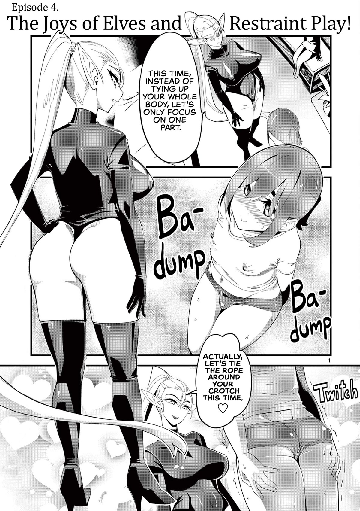 That Elf is My Queen! Chapter 4 page 1 - Chapter 4: Episode 4. The Joys of Elves and Restraint Play!