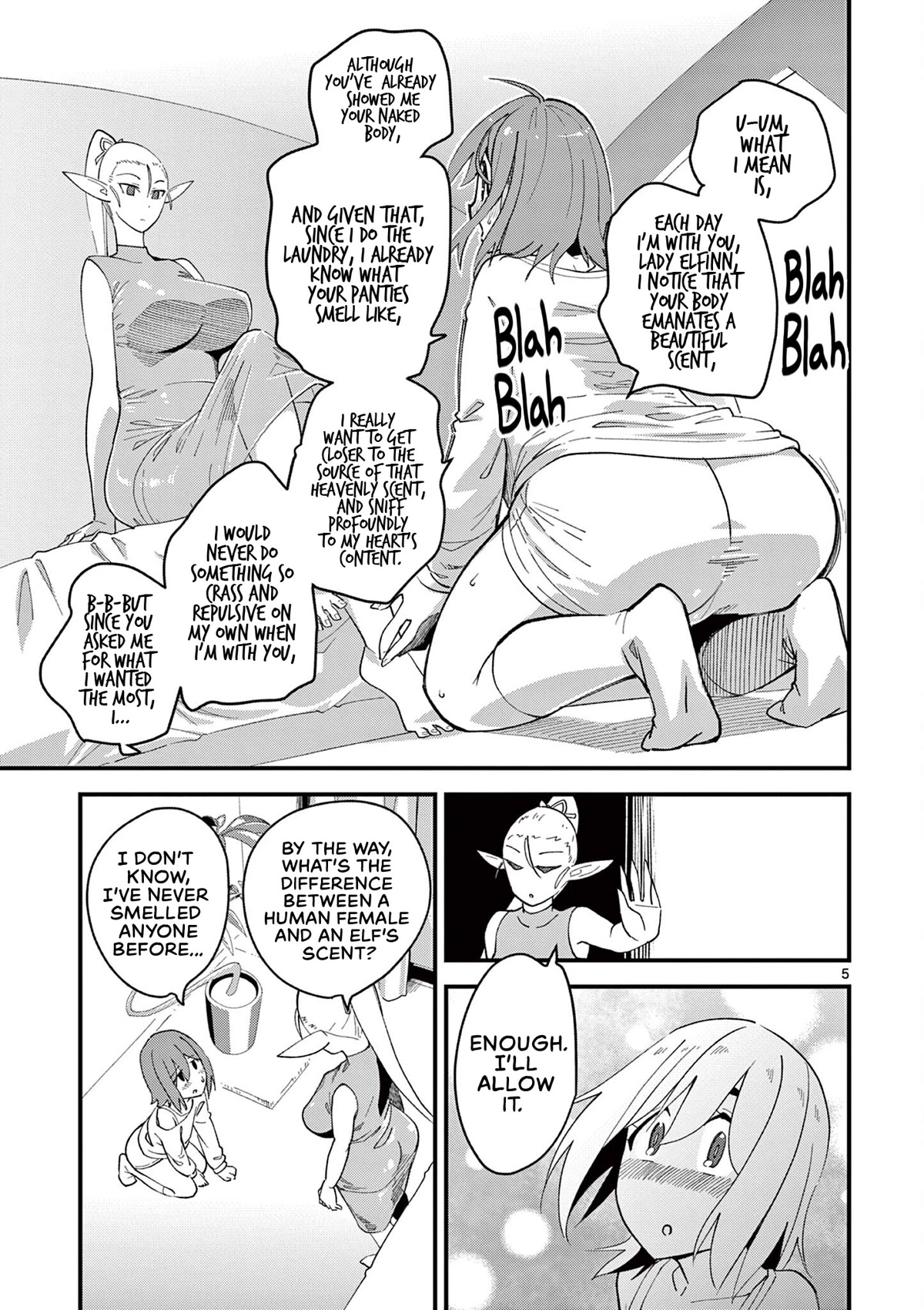 That Elf is My Queen! Chapter 5 page 5 - Chapter 5: Episode 5. The kindness of Elves and their Rewards!