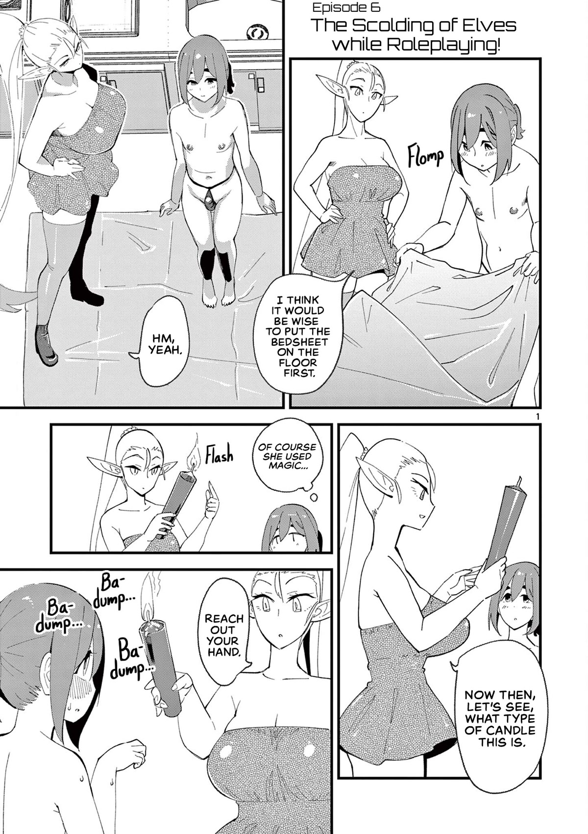 That Elf is My Queen! Chapter 6 page 1 - Chapter 6: Episode 6. The Scolding of Elves while Roleplaying!