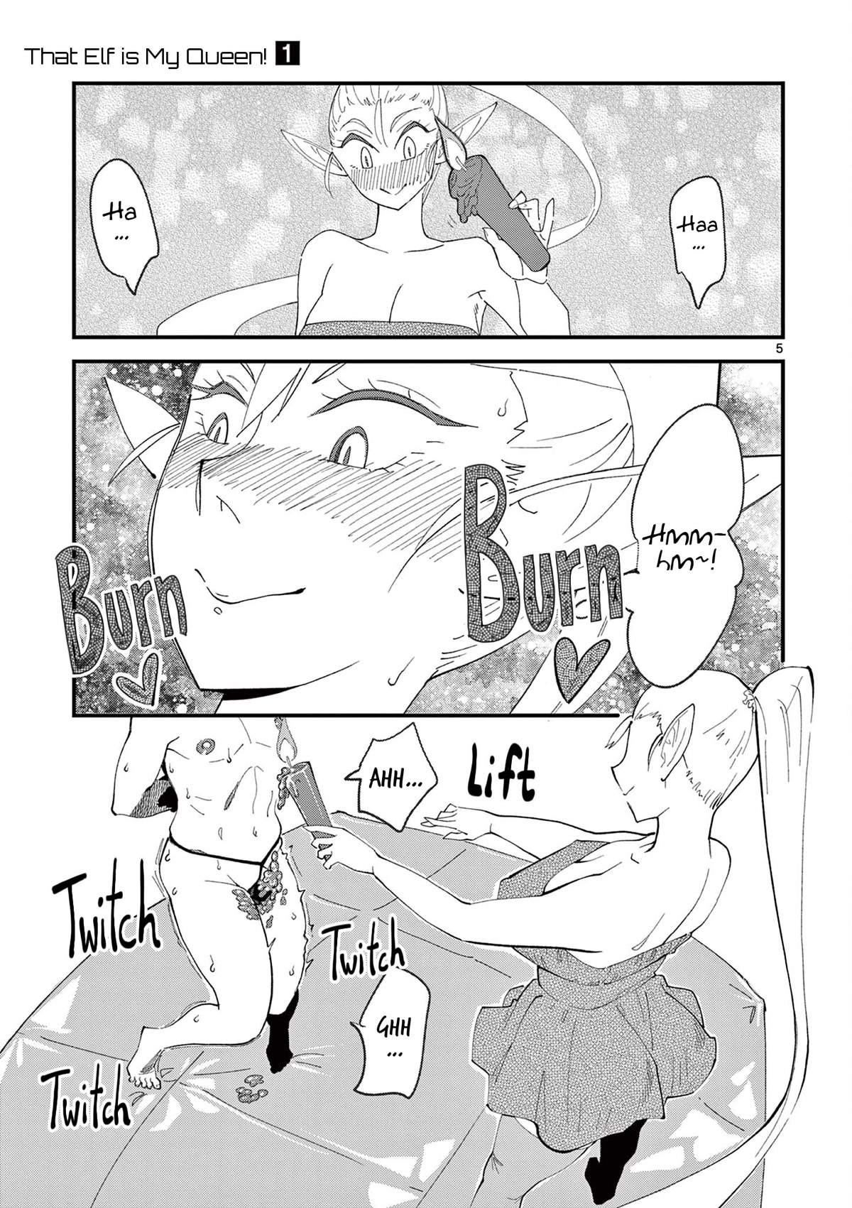 That Elf is My Queen! Chapter 7 page 5 - Chapter 7: Episode 7. The Punishment of Elves and Hot Candles!