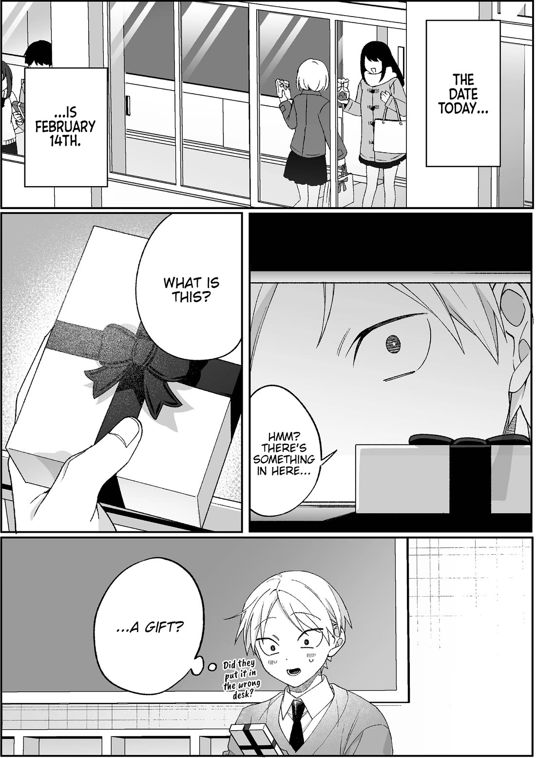 That Girl Is Cute... But Dangerous? Chapter 100 page 1 - Chapter 100: Are those true love chocolates, Chihara-san?