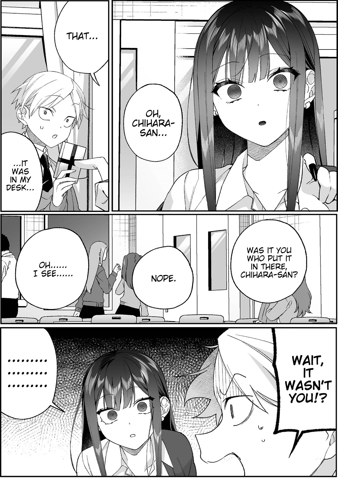 That Girl Is Cute... But Dangerous? Chapter 100 page 4 - Chapter 100: Are those true love chocolates, Chihara-san?