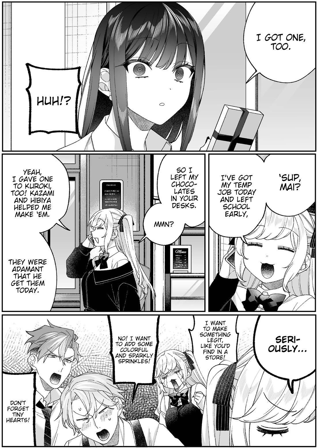 That Girl Is Cute... But Dangerous? Chapter 100 page 6 - Chapter 100: Are those true love chocolates, Chihara-san?