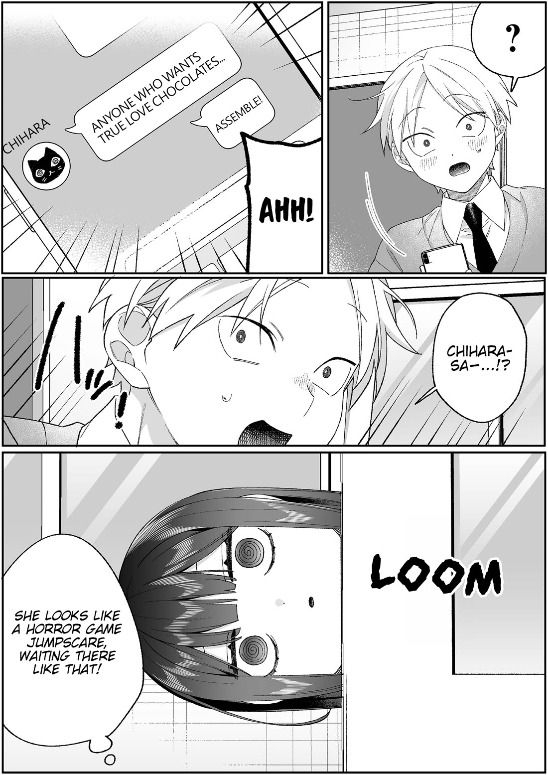 That Girl Is Cute... But Dangerous? Chapter 100 page 8 - Chapter 100: Are those true love chocolates, Chihara-san?
