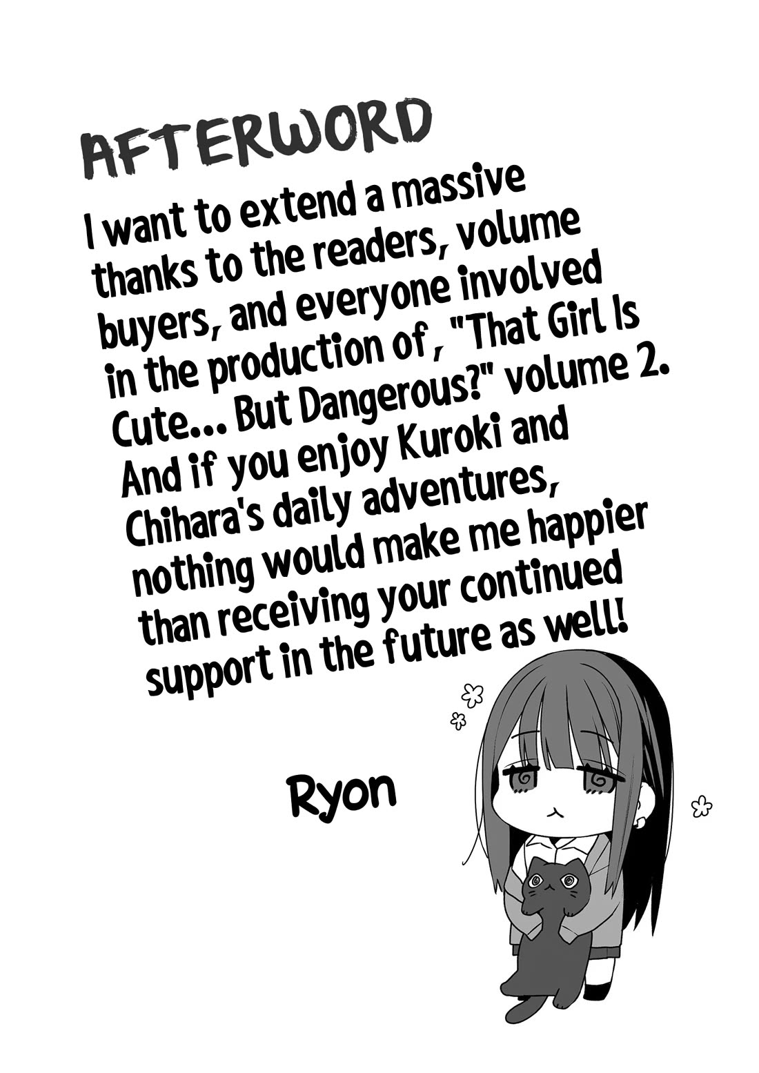That Girl Is Cute... But Dangerous? Chapter 19.5 page 7 - Chapter 19.5: EXTRA - Should we be panicking, Chihara-san?