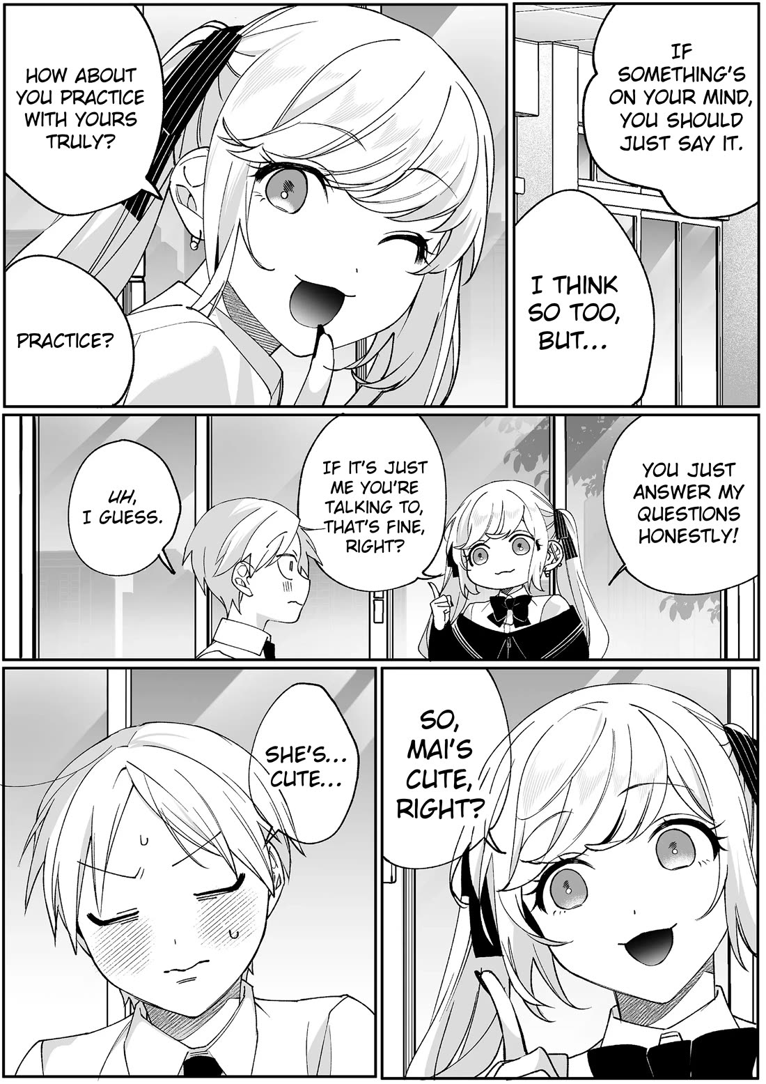 That Girl Is Cute... But Dangerous? Chapter 85 page 3 - Chapter 85: Did You Just Eavesdrop, Chihara-san?