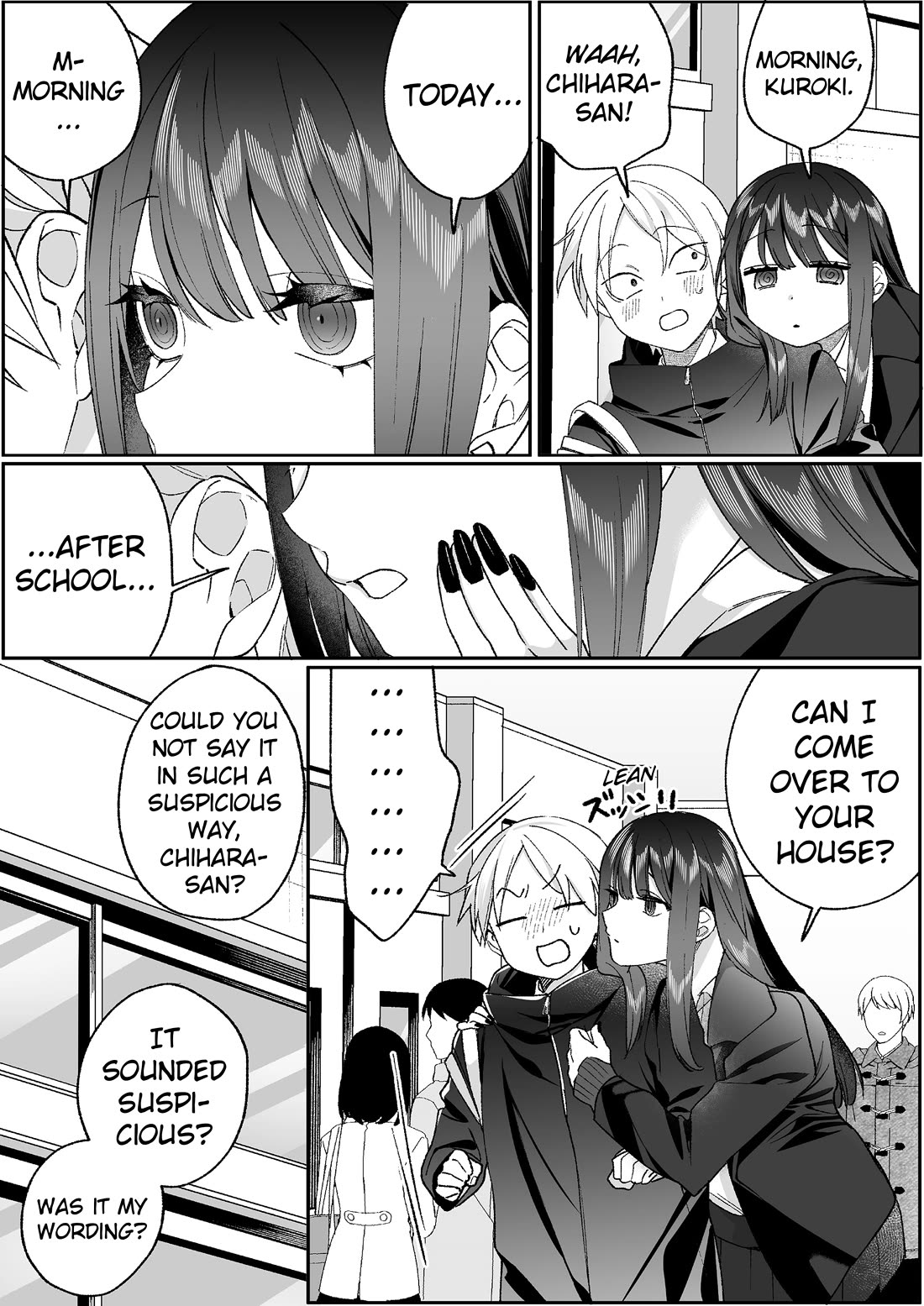 That Girl Is Cute... But Dangerous? Chapter 96 page 1 - Chapter 96: Are You Lying Face Down, Chihara-san?