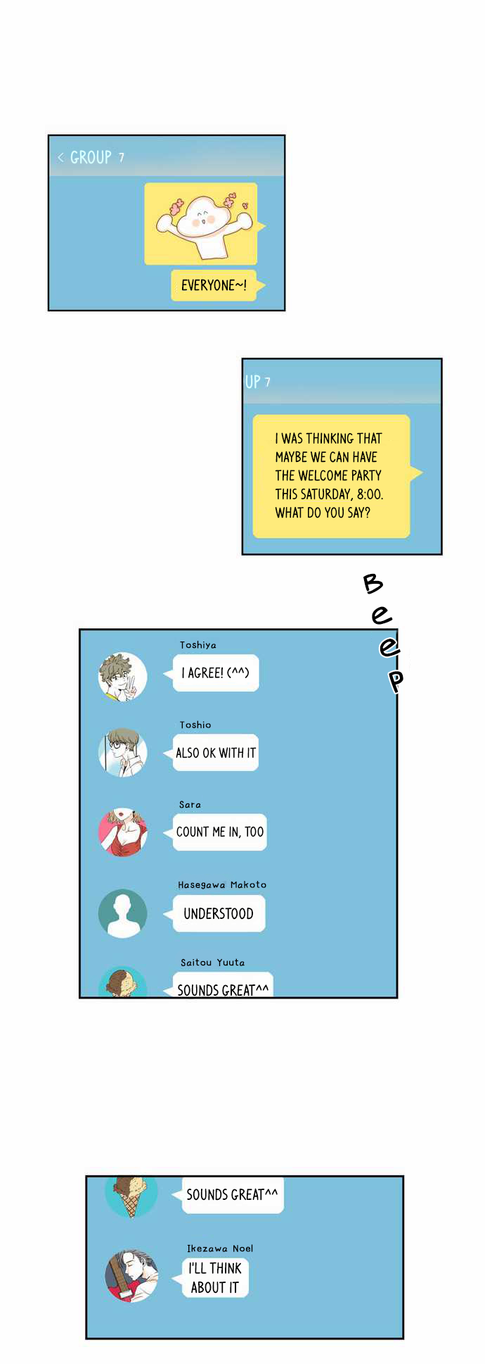 That House Where I Live with You Chapter 4 page 10 - Chapter 4: Welcome Party
