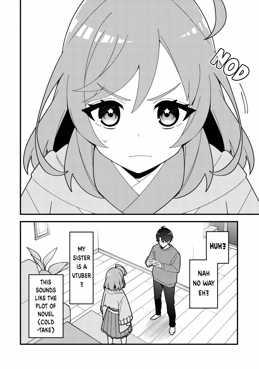 That Time I Crashed Into My Little Sister's Stream and Was Treated Like a VTuber Chapter 1 page 11 - Chapter 1: Big bro joins the battle